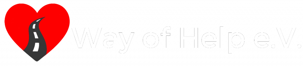 Logo WayofHelp weißer text